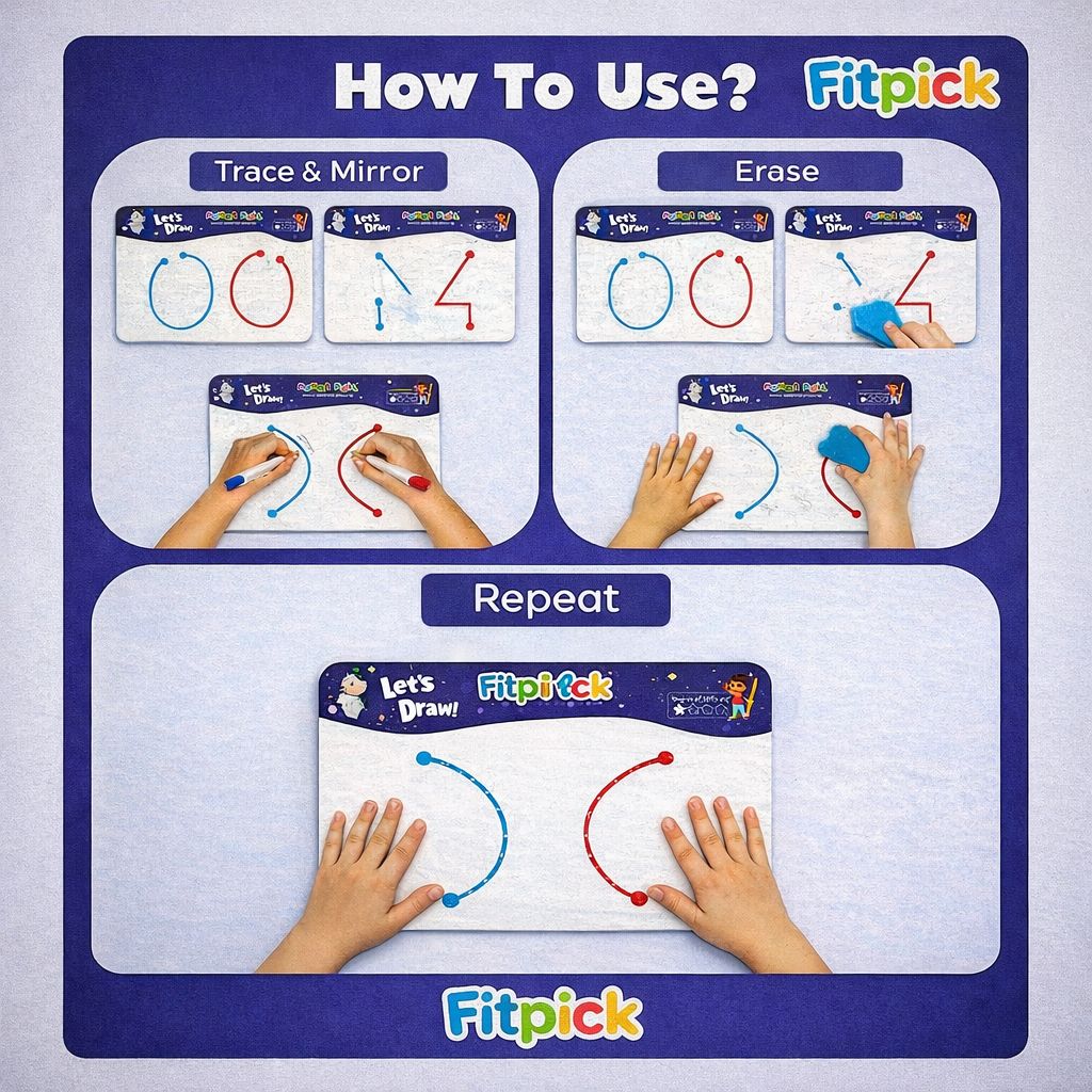 Brain Activity Book - Build Focus , Creativity & Hand Coordination For Kids