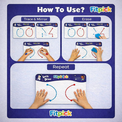 Brain Activity Book - Build Focus , Creativity & Hand Coordination For Kids