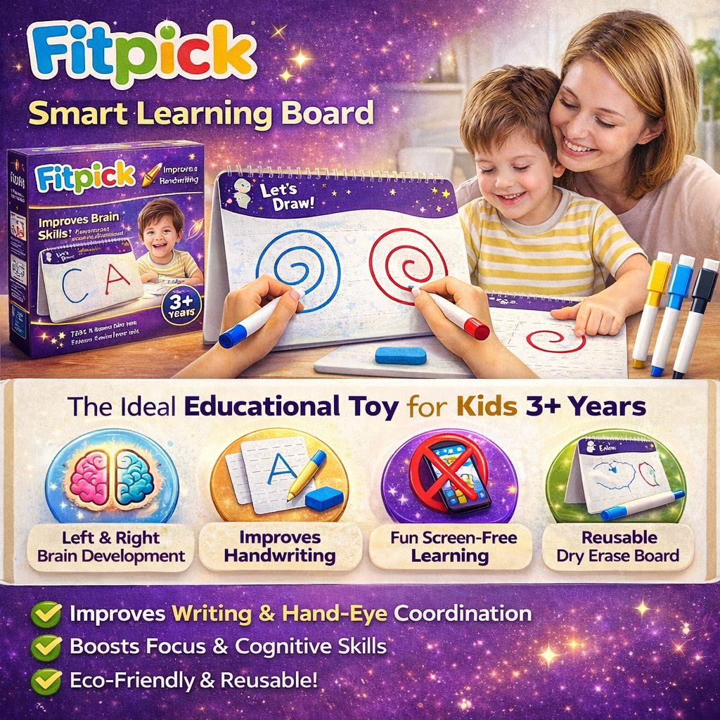 Brain Activity Book - Build Focus , Creativity & Hand Coordination For Kids