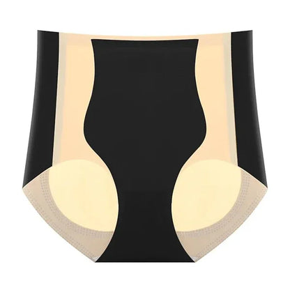 Color-block Hip-lifting Seamless Waist Control Pants