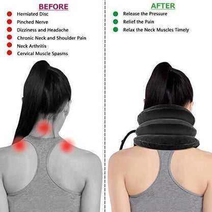 3 Layers Portable Neck Pillow Neck Massager for Cervical Spine.