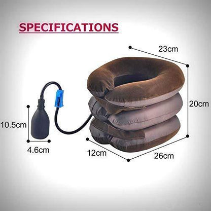 3 Layers Portable Neck Pillow Neck Massager for Cervical Spine.