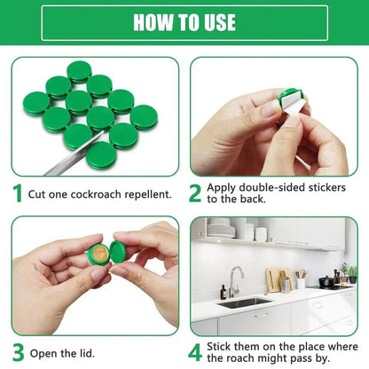 Natural Cockroach Killer for Kitchens, Bathrooms, and Cabinets (Buy 1 Get 1 Free) 24pcs