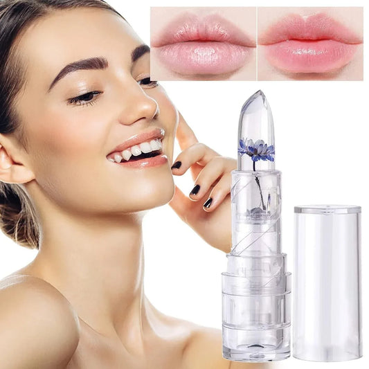 CRYSTAL JELLY FLOWER COLOR CHANGING LIPSTICK (Pack of 2)