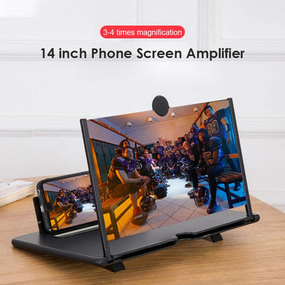 14 Inch Screen Expanders & Magnifier Amplifier,3D HD | Phone Holder for All Smartphones with Anti scratch Features