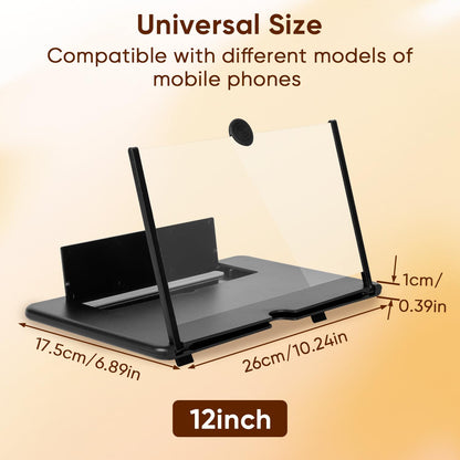 14 Inch Screen Expanders & Magnifier Amplifier,3D HD | Phone Holder for All Smartphones with Anti scratch Features