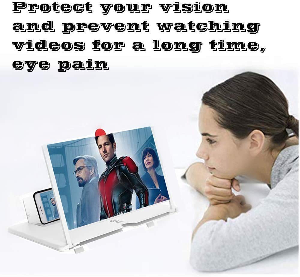 18 Inch Screen Expanders & Magnifier Amplifier,3D HD New Phone Holder for All Smartphones