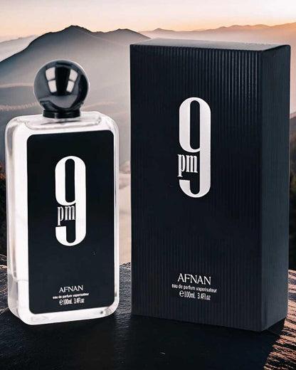 Afnan 9PM Eau de Parfum Spray for Men 3.4 oz / 100ml Long Lasting Fragrance