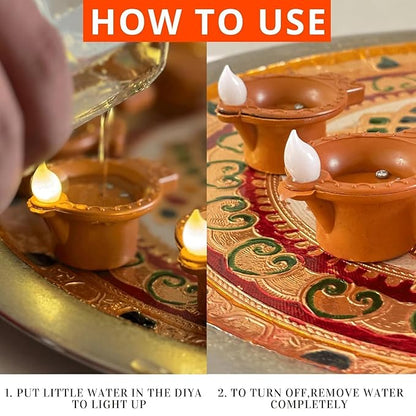Water Sensor Diya for Home Decoration