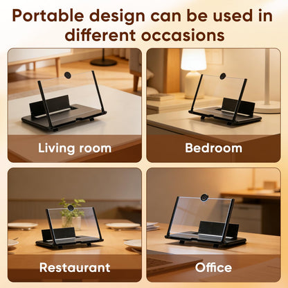 14 Inch Screen Expanders & Magnifier Amplifier,3D HD | Phone Holder for All Smartphones with Anti scratch Features