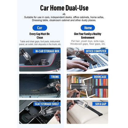 2 In 1 Wireless Portable Mini Vacuum Cleaner