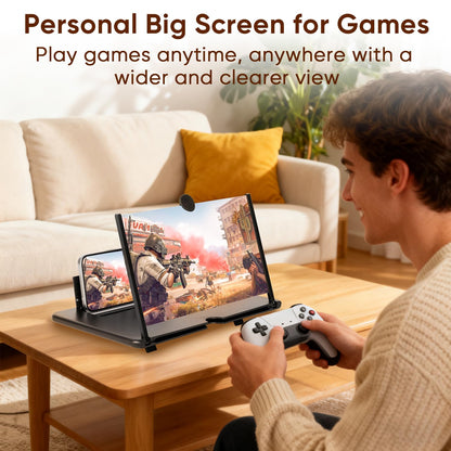 14 Inch Screen Expanders & Magnifier Amplifier,3D HD | Phone Holder for All Smartphones with Anti scratch Features
