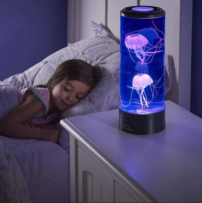 Sea of Dreams™ LED Jellyfish Aquarium Lamp – Color-Changing USB Night Light for Home & Office Relaxation