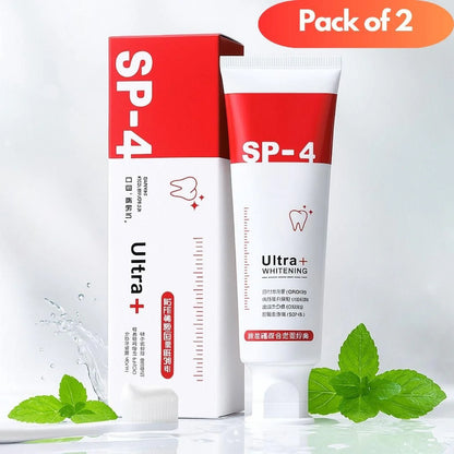 ✨SP-4 Probiotic Brightening & Stain Removing Toothpaste 🦷(2x100grams) BUY 1 GET 1 FREE