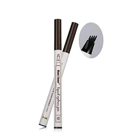 Eyebrow Tattoo Pen Waterproof 4 Points Eyebrow Pen Long Lasting Liquid