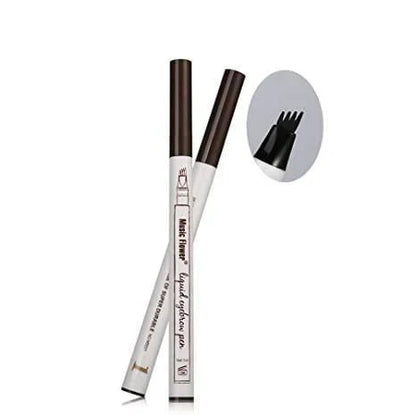 Eyebrow Tattoo Pen Waterproof 4 Points Eyebrow Pen Long Lasting Liquid