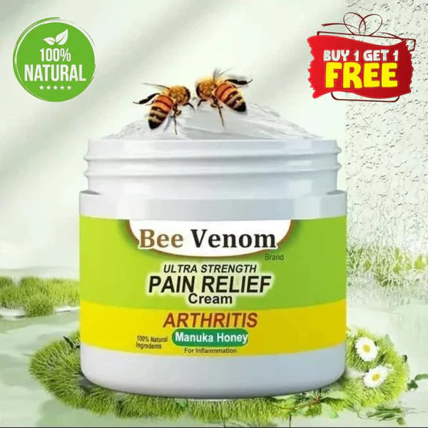 Bee Venom Ultra Strength Pain Relief Cream (BUY 1 GET 1 FREE)