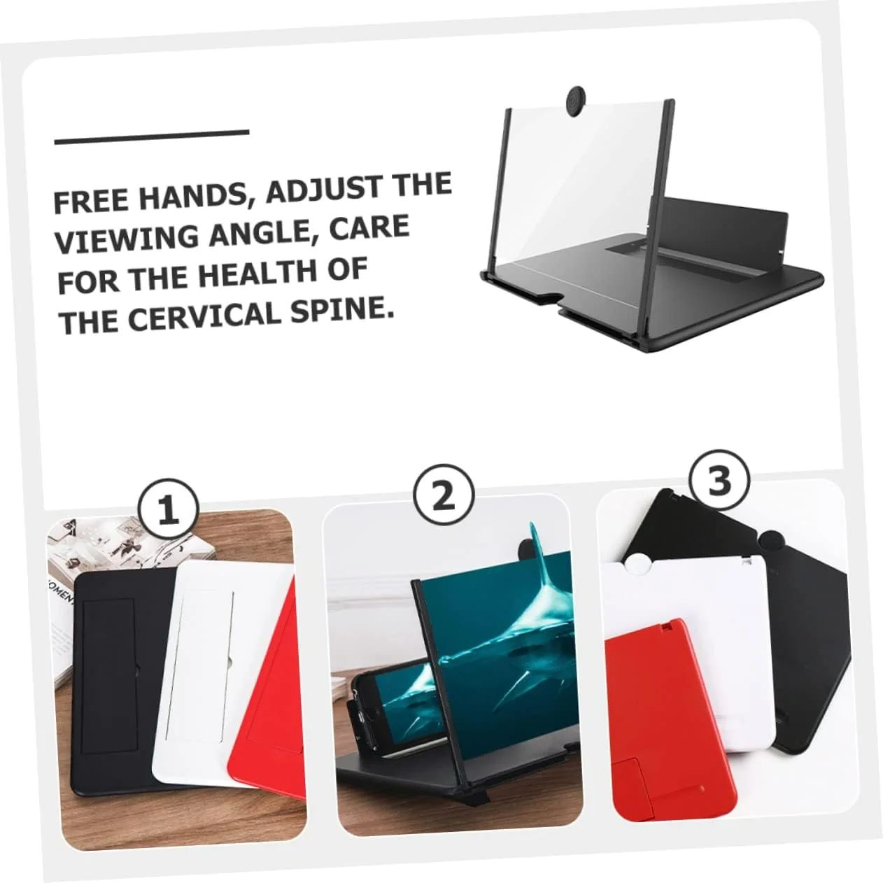 14 Inch Screen Expanders & Magnifier Amplifier,3D HD | Phone Holder for All Smartphones with Anti scratch Features