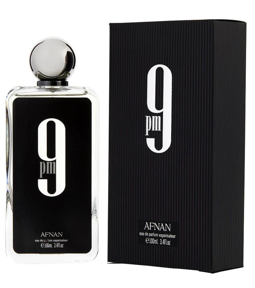Afnan 9PM Eau de Parfum Spray for Men 3.4 oz / 100ml Long Lasting Fragrance