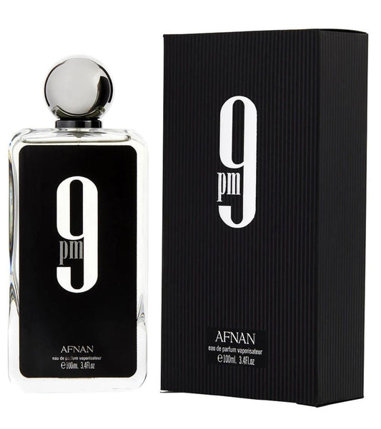 Afnan 9PM Eau de Parfum Spray for Men 3.4 oz / 100ml Long Lasting Fragrance