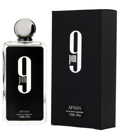 Afnan 9PM Eau de Parfum Spray for Men 3.4 oz / 100ml Long Lasting Fragrance