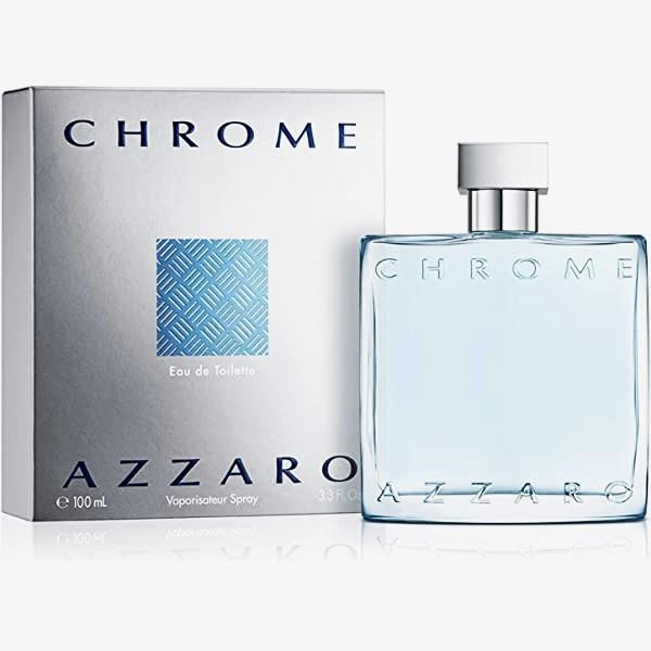 Azzaro Chrome Eau de Toilette for Men 3.4 oz / 100ml EDT Spray New in Box